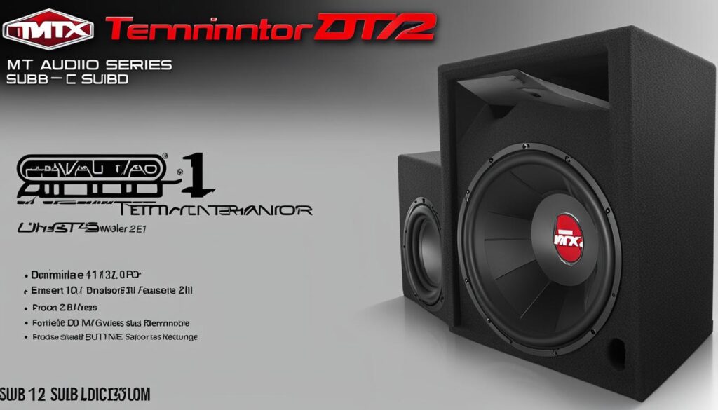 MTX Audio Terminator Series TNE212D Sub Enclosure