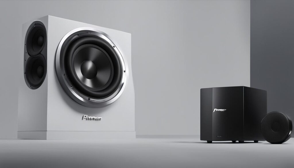 Pioneer subwoofer image